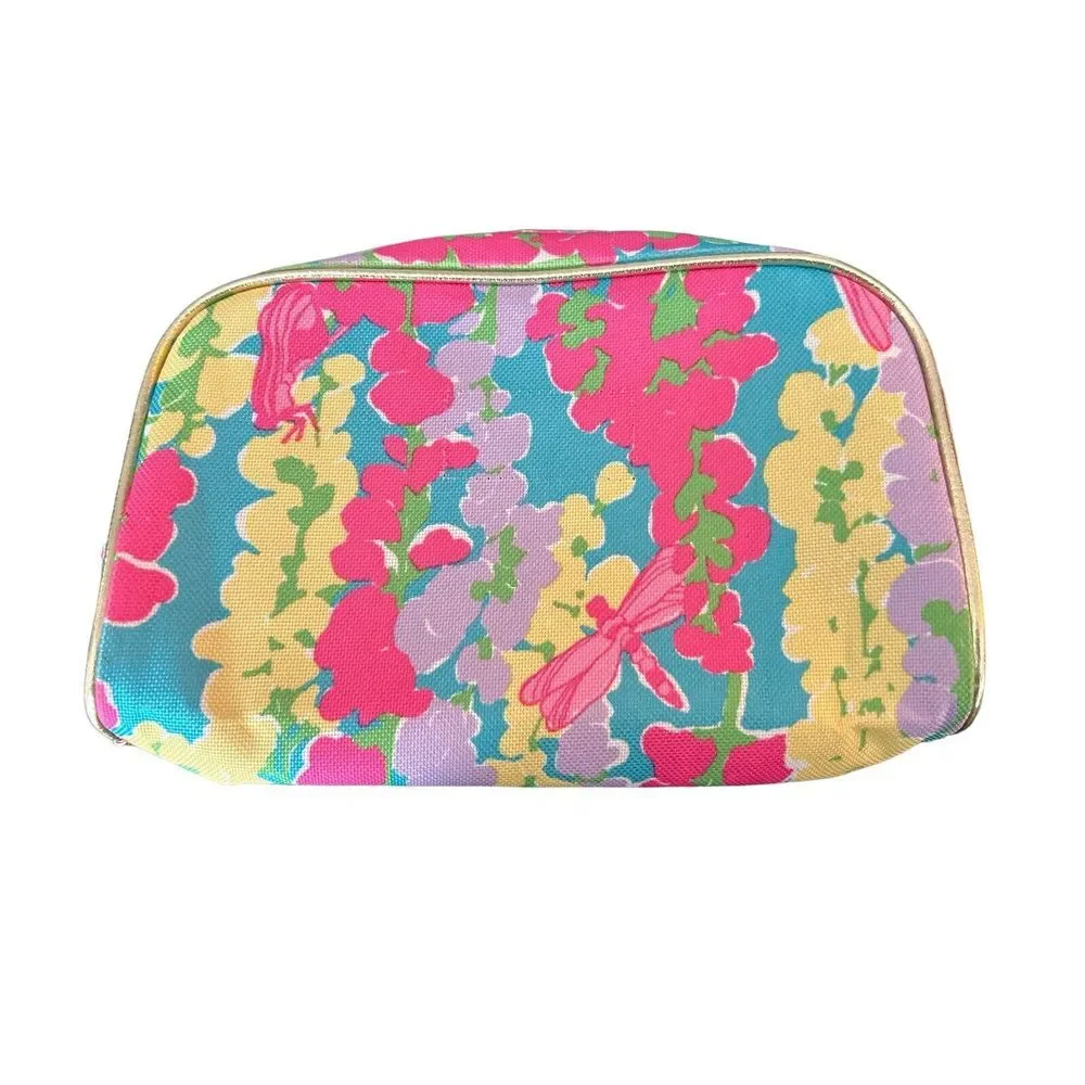 Lilly Pulitzer Estee Lauder Makeup Bag Pink‎ Floral New